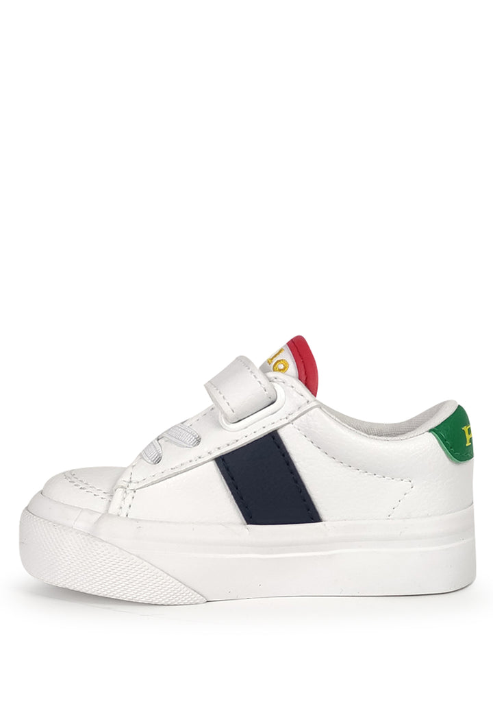 ViaMonte Shop | Polo Ralph Lauren sneakers polo Ryley PS bianca bambino