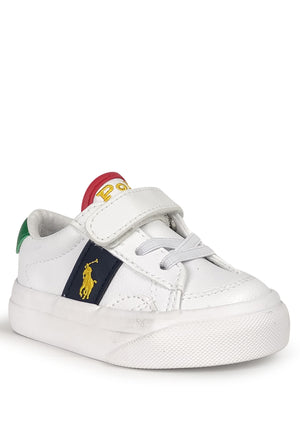 ViaMonte Shop | Polo Ralph Lauren sneakers polo Ryley PS bianca bambino