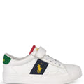 ViaMonte Shop | Polo Ralph Lauren sneakers polo Ryley PS bianca bambino