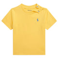 ViaMonte Shop | Ralph Lauren t-shirt gialla neonato in cotone