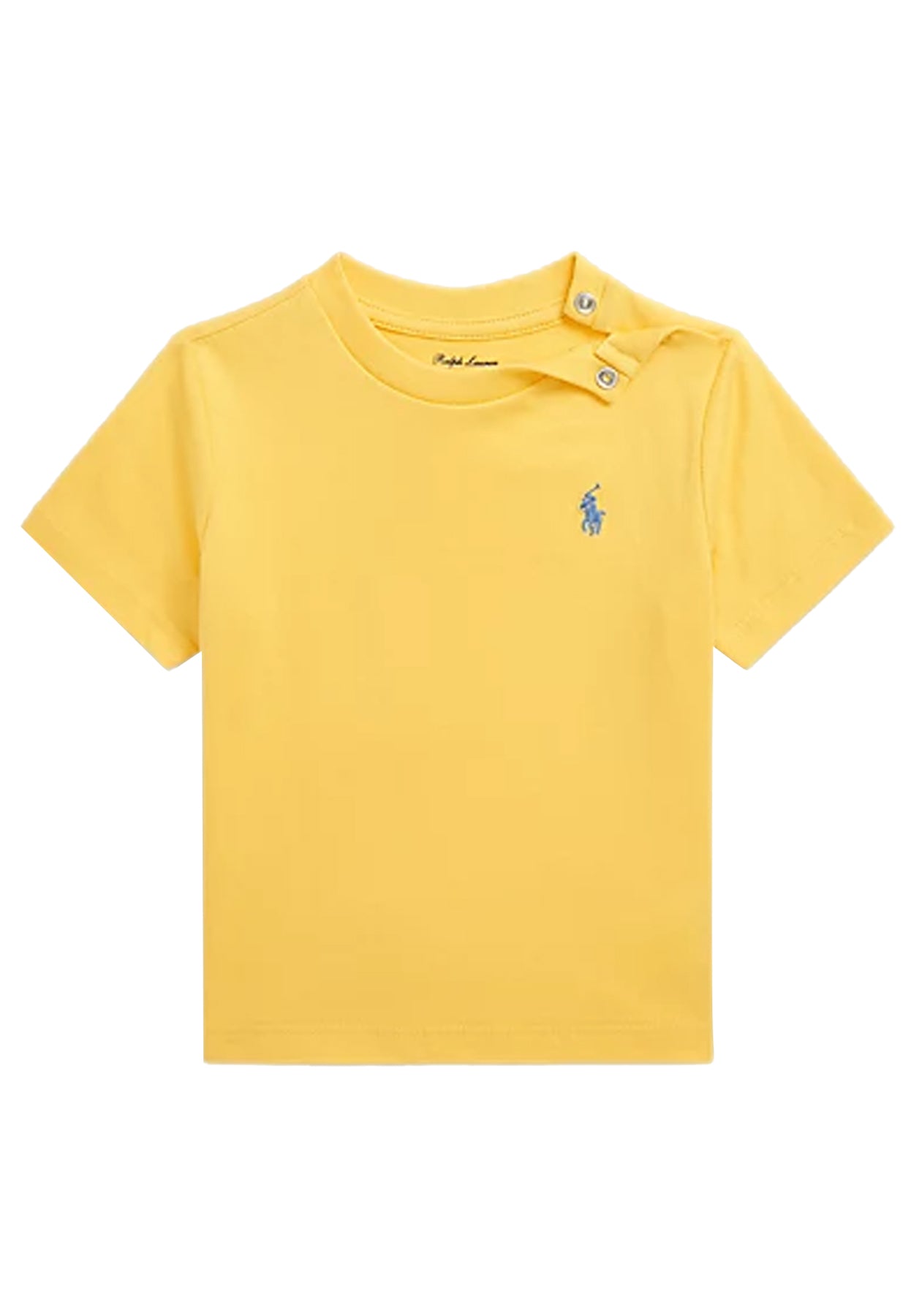 ViaMonte Shop | Ralph Lauren t-shirt gialla neonato in cotone