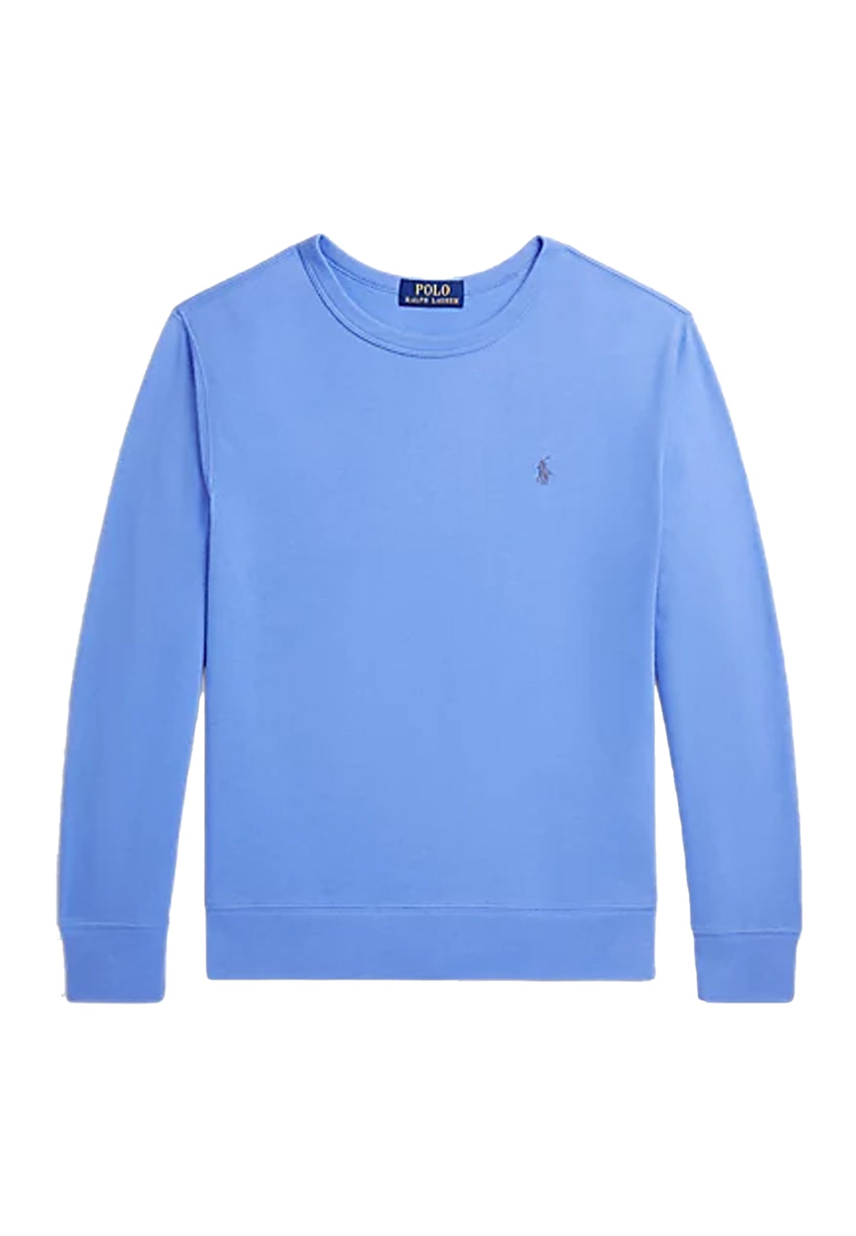 Ralph Lauren felpa blu bambino in cotone | ViaMonte Shop