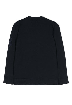 ViaMonte Shop | Stone Island maglia blu bambino in cotone