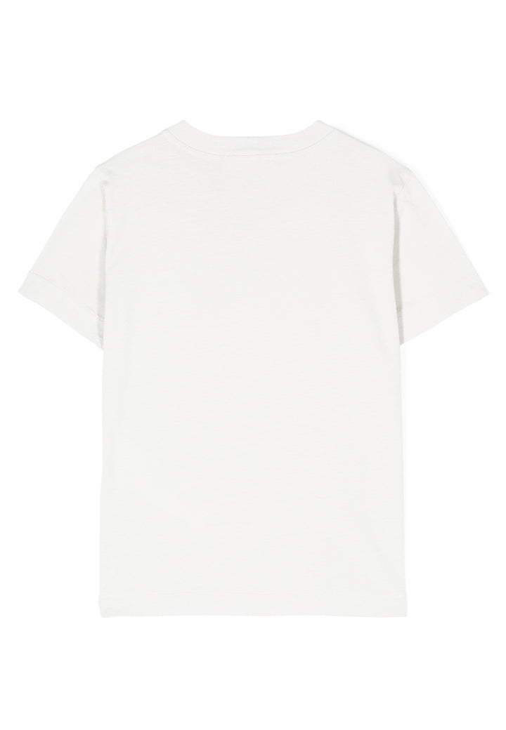 ViaMonte Shop | Stone Island t-shirt bianca bambino in cotone