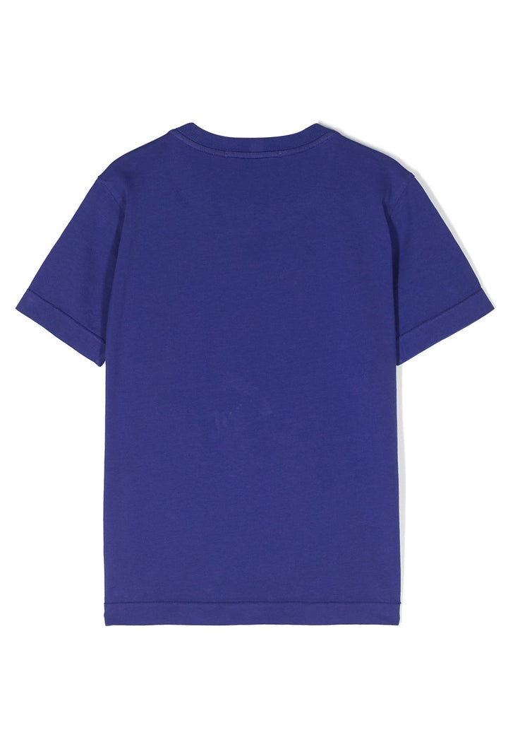 ViaMonte Shop | Stone Island t-shirt blu bambino in cotone