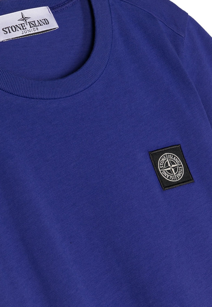 ViaMonte Shop | Stone Island t-shirt blu bambino in cotone