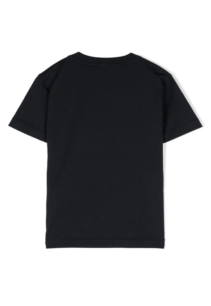 ViaMonte Shop | Stone Island t-shirt nera bambino in cotone