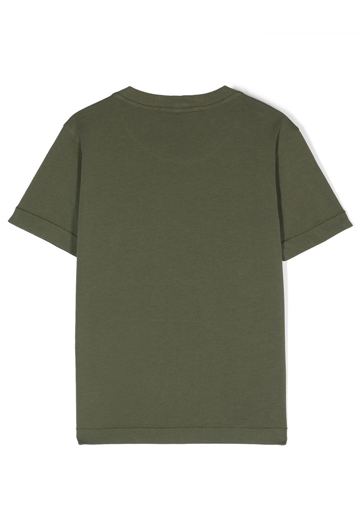 ViaMonte Shop | Stone Island t-shirt verde bambino in cotone