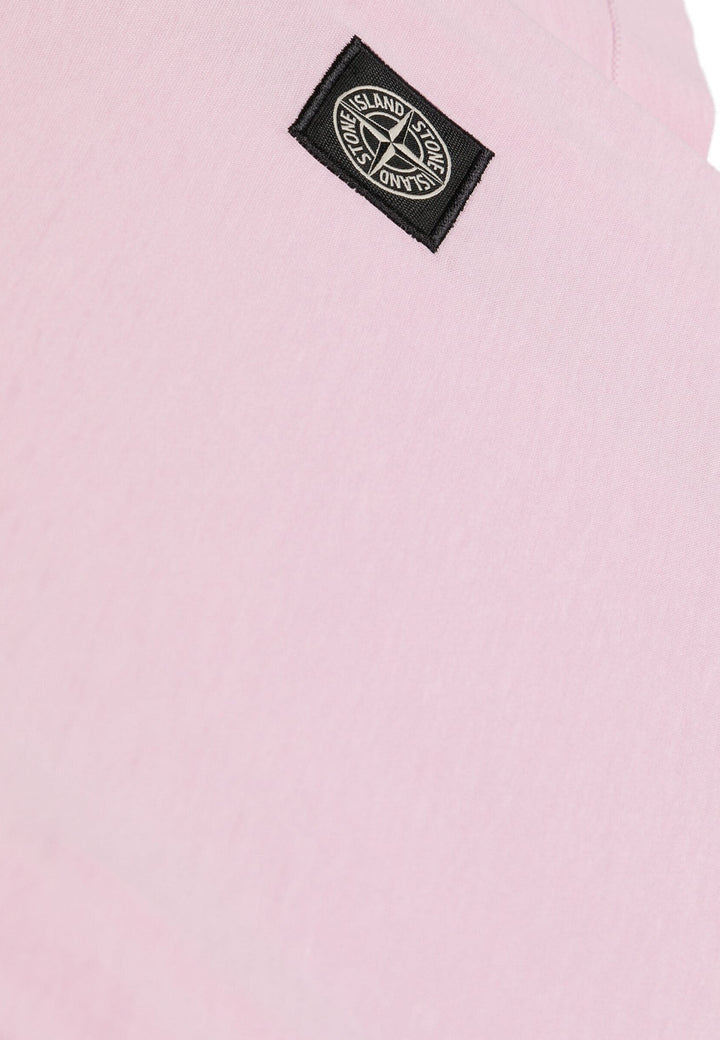 ViaMonte Shop | Stone Island t-shirt rosa bambino in cotone
