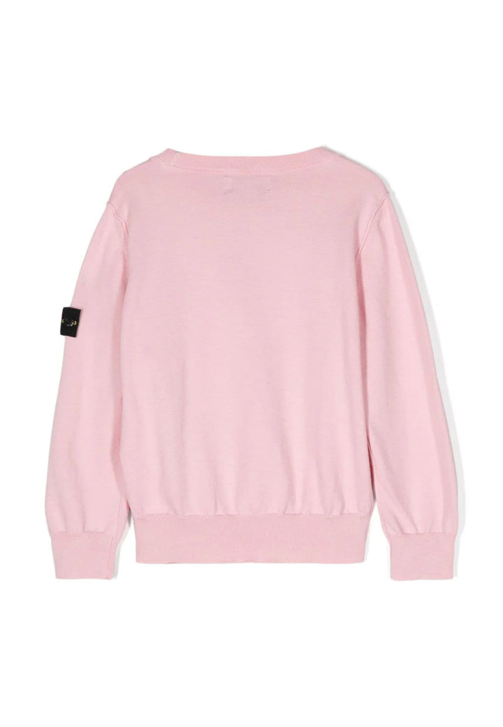ViaMonte Shop | Stone Island maglia rosa bambino in cotone