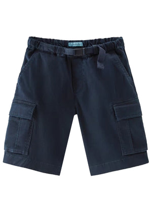 ViaMonte Shop | Woolrich bermuda blu navy bambino in cotone