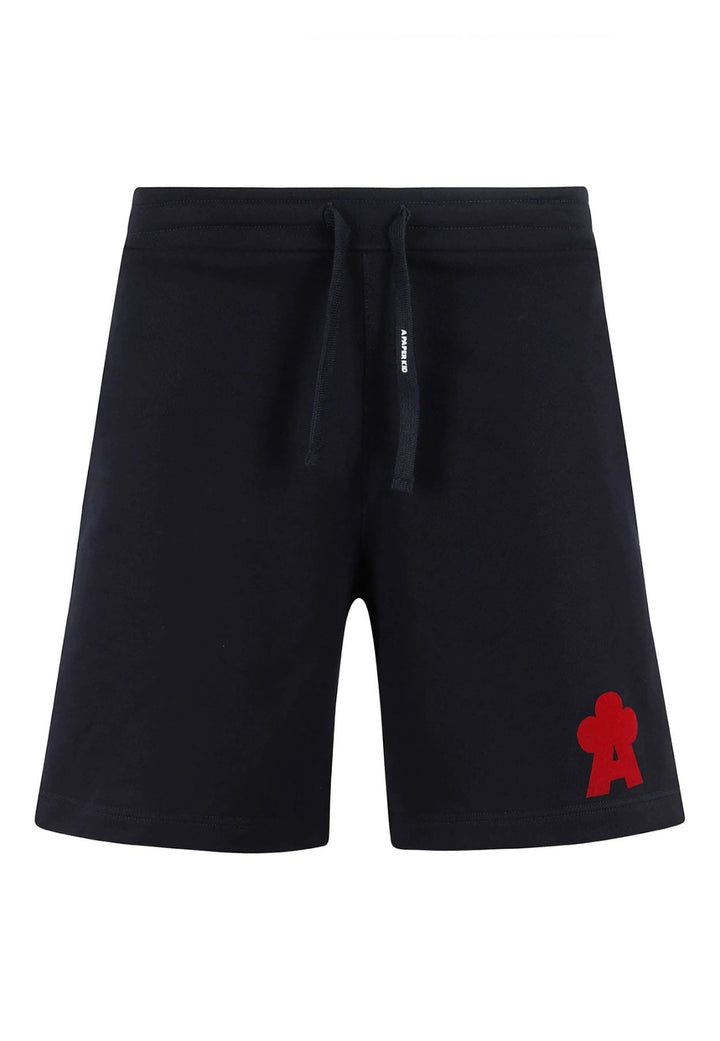 A Paper Kid bermuda sportivo nero unisex in cotone