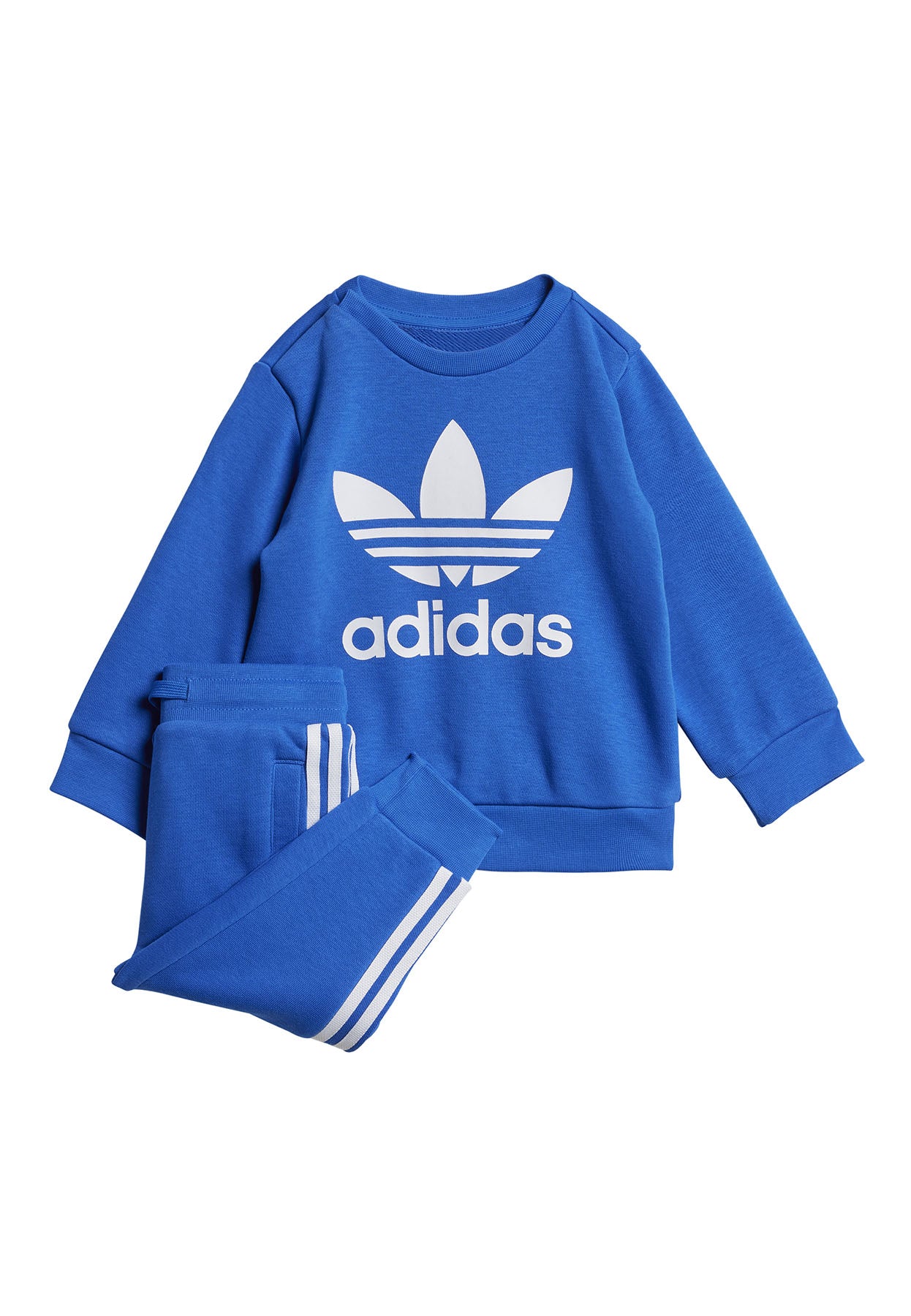 ViaMonte Shop | Adidas tuta blu bambino in cotone