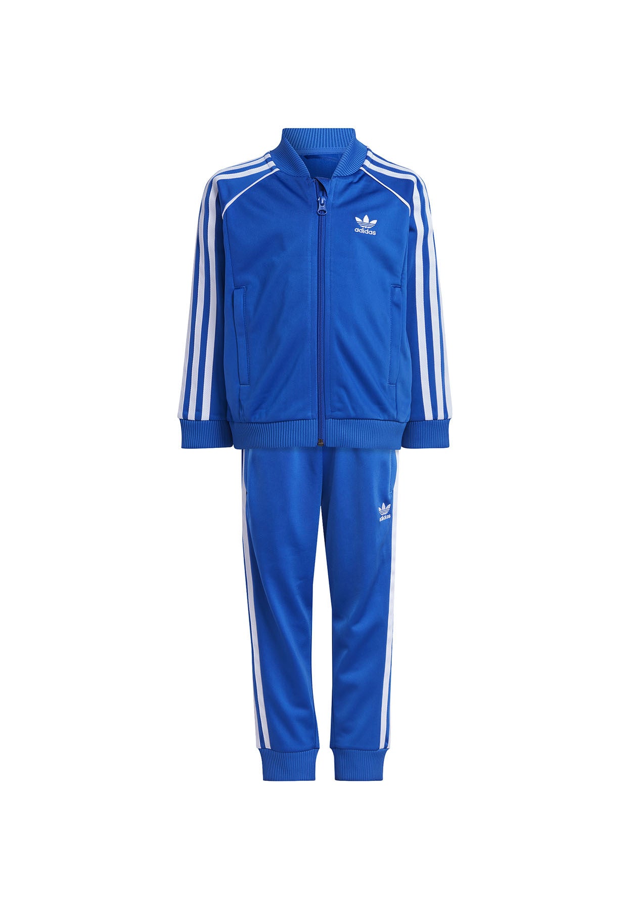 ViaMonte Shop | Adidas tuta blu bambino in tessuto tecnico