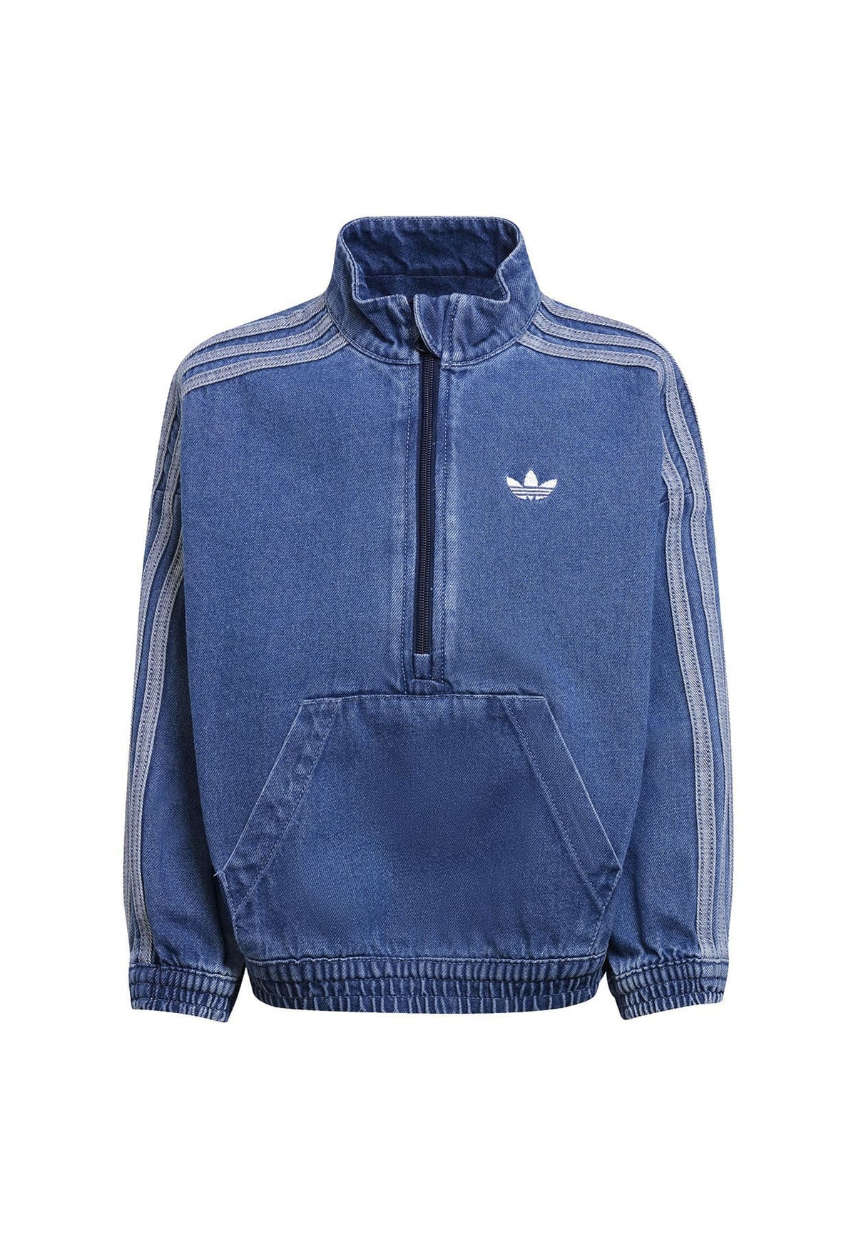Tuta sportiva bambino Adidas blu in denim di cotone