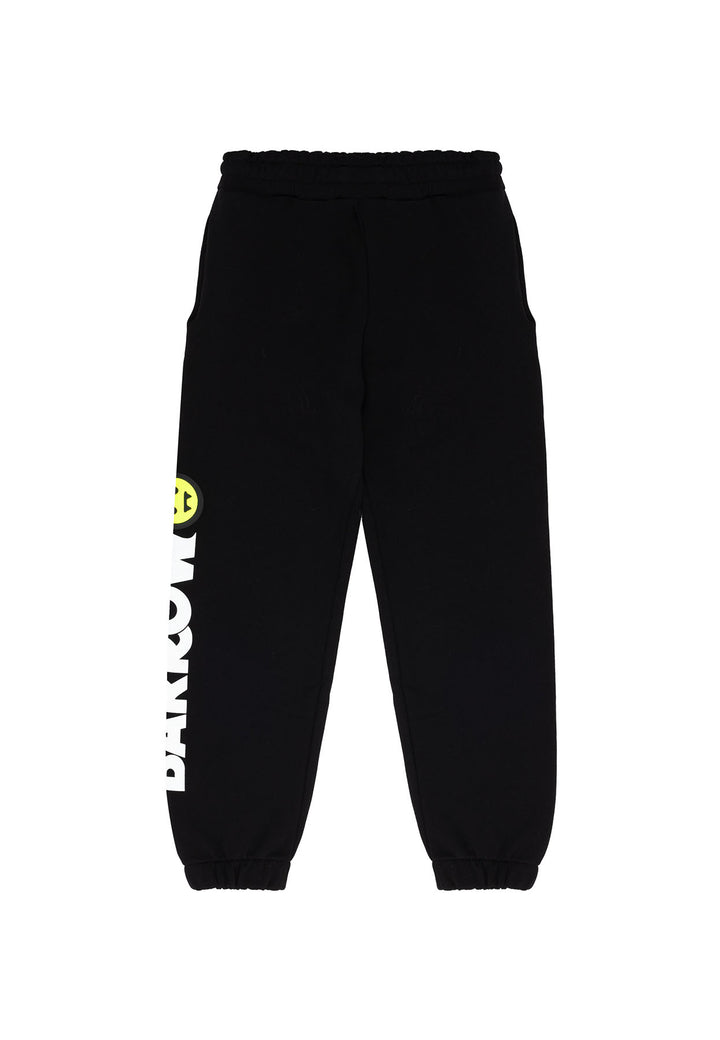 ViaMonte Shop | Barrow pantalone sportivo nero bambino in cotone