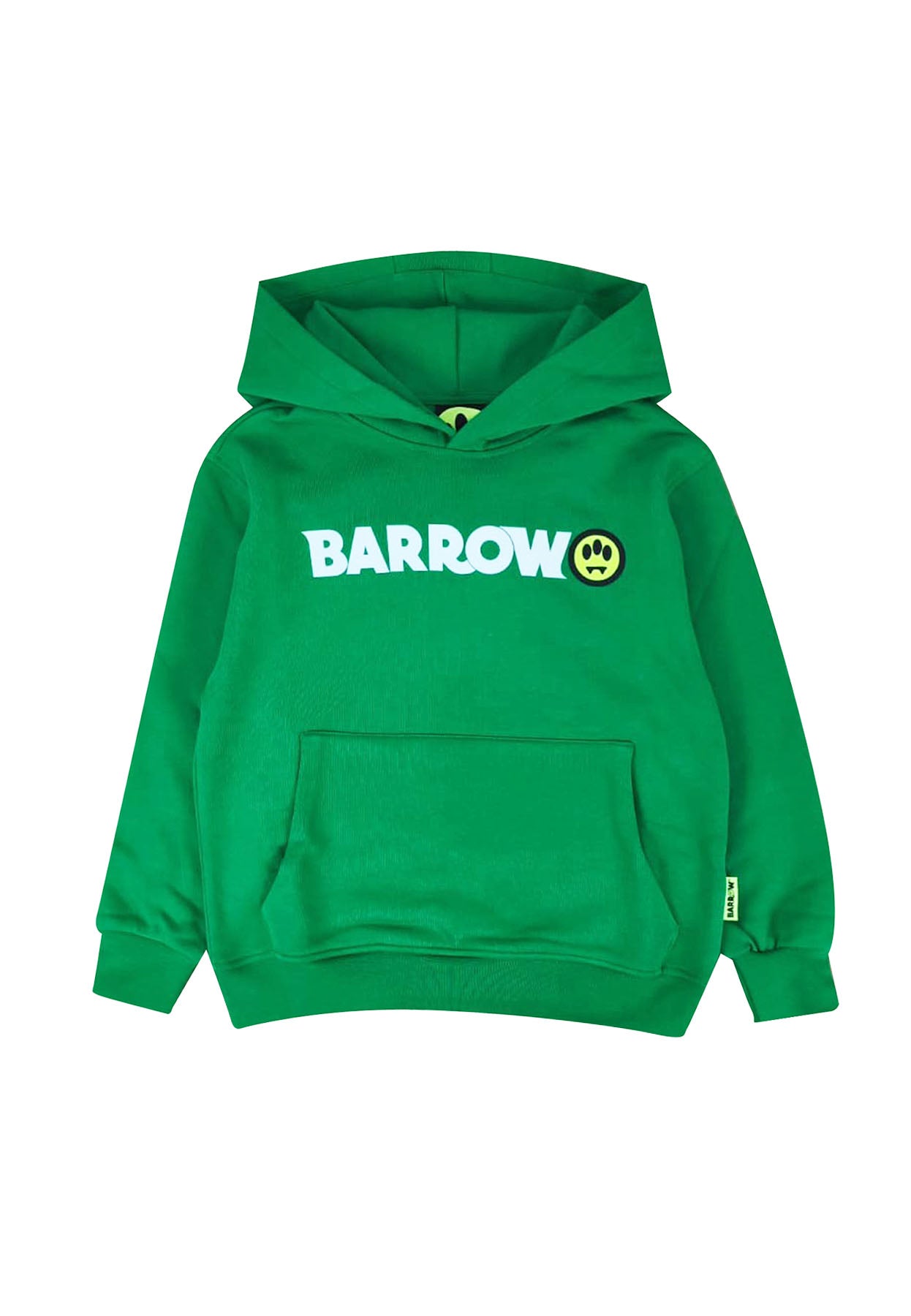 Felpa bambino Barrow verde in cotone | ViaMonte Shop