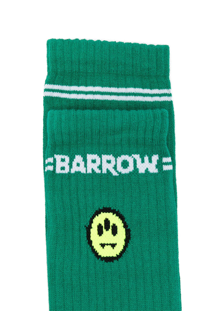 Calze verdi unisex Barrow in spugna di cotone