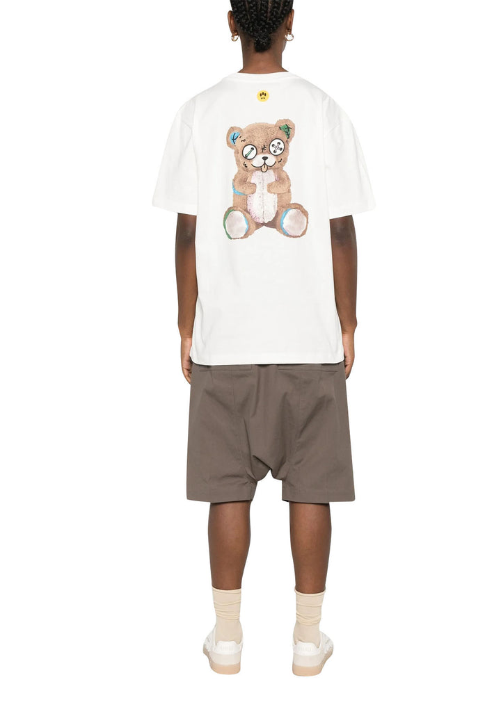 T-shirt bianca unisex Barrow in jersey di cotone