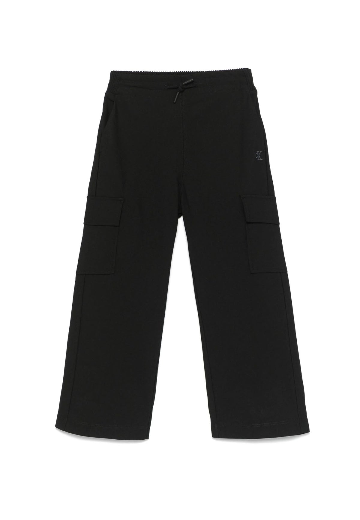 ViaMonte Shop | Calvin Klein Jeans pantalone nero bambino in tessuto tecnico