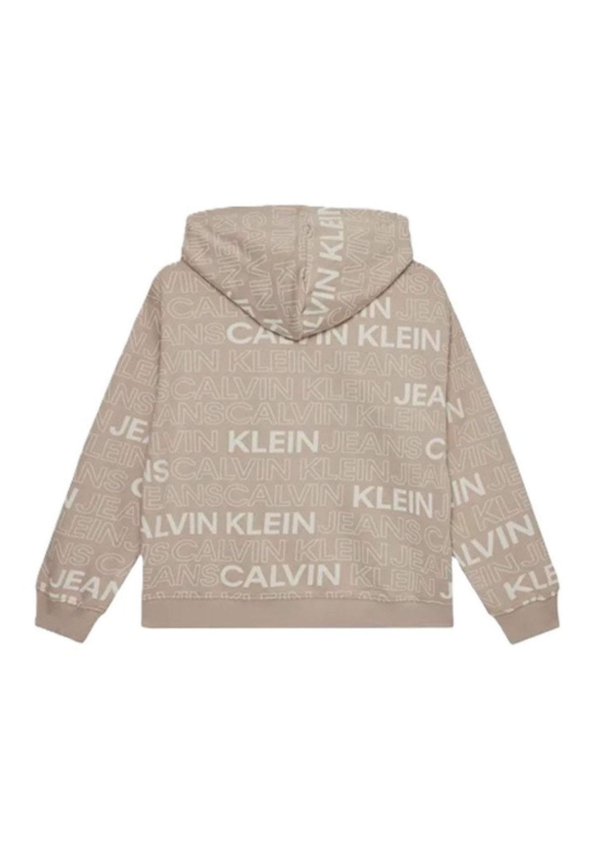 ViaMonte Shop | Calvin Klein Jeans felpa beige bambino in cotone