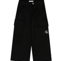 ViaMonte Shop | Calvin Klein Jeans pantalone nero bambina in cotone