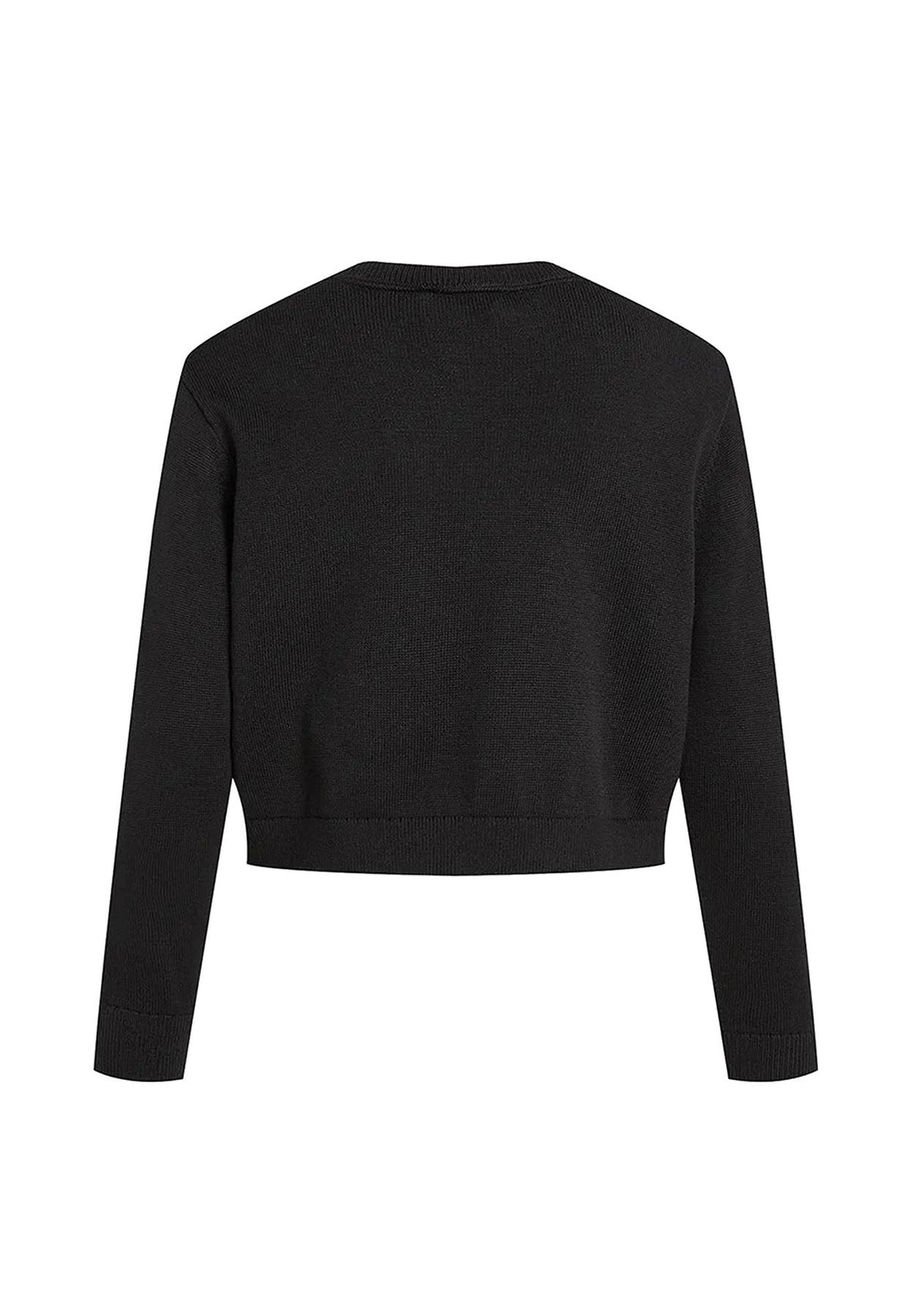 ViaMonte Shop | Calvin Klein Jeans maglia nera bambino in cotone