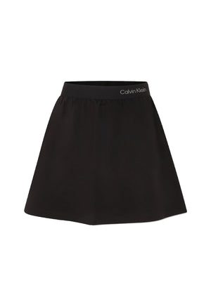 ViaMonte Shop | Calvin Klein Jeans gonna nera bambina in misto viscosa