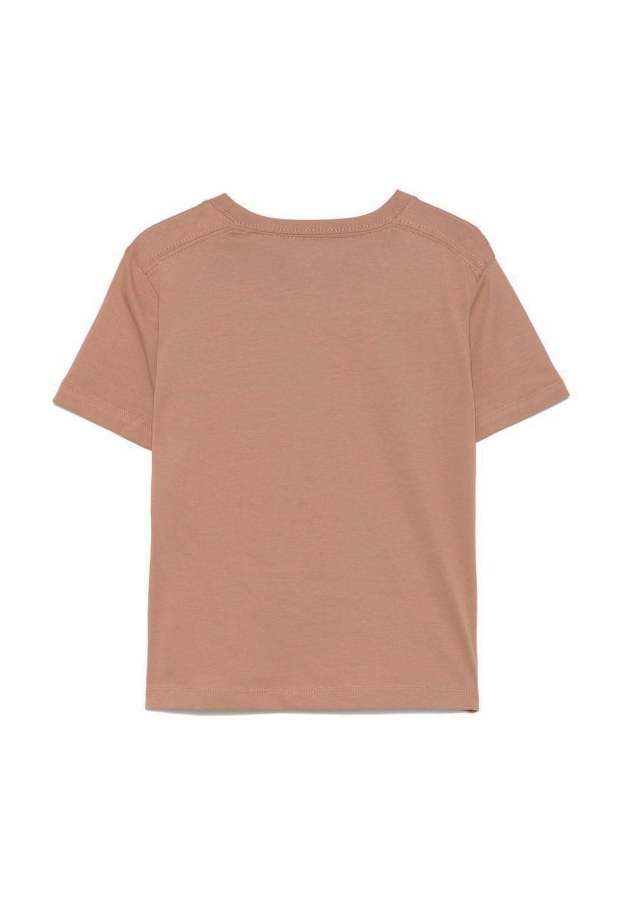ViaMonte Shop | Calvin Klein Jeans t-shirt marrone bambino in cotone