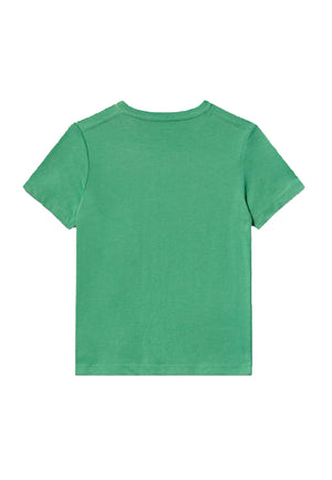 ViaMonte Shop | Calvin Klein Jeans t-shirt verde bambino in cotone