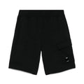 C.P. Company bermuda nero bambino in cotone