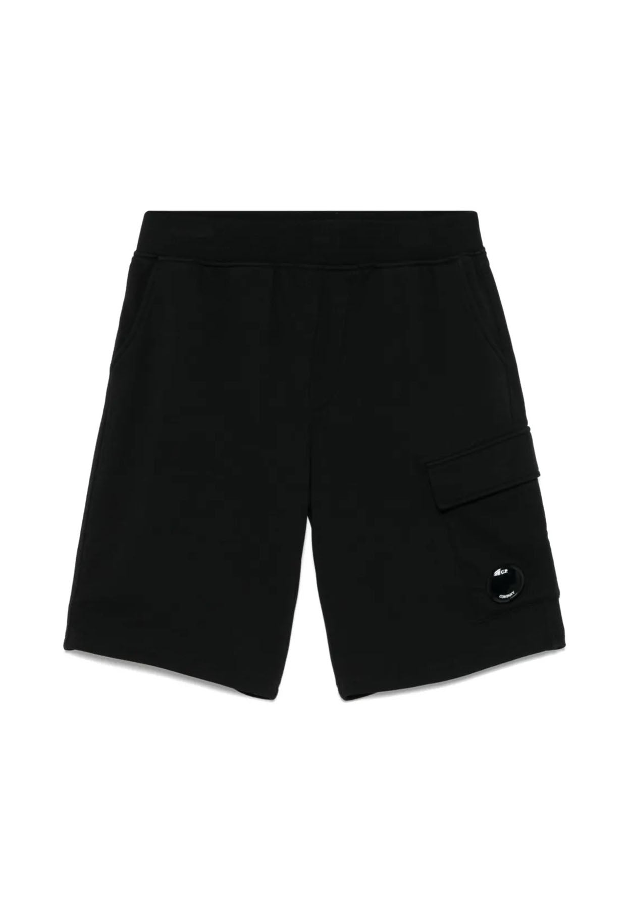 C.P. Company bermuda nero bambino in cotone
