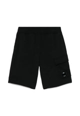 C.P. Company bermuda nero bambino in cotone