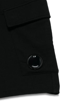 C.P. Company bermuda nero bambino in cotone