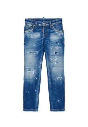 ViaMonte Shop | Dsquared2 jeans blu bambino in denim
