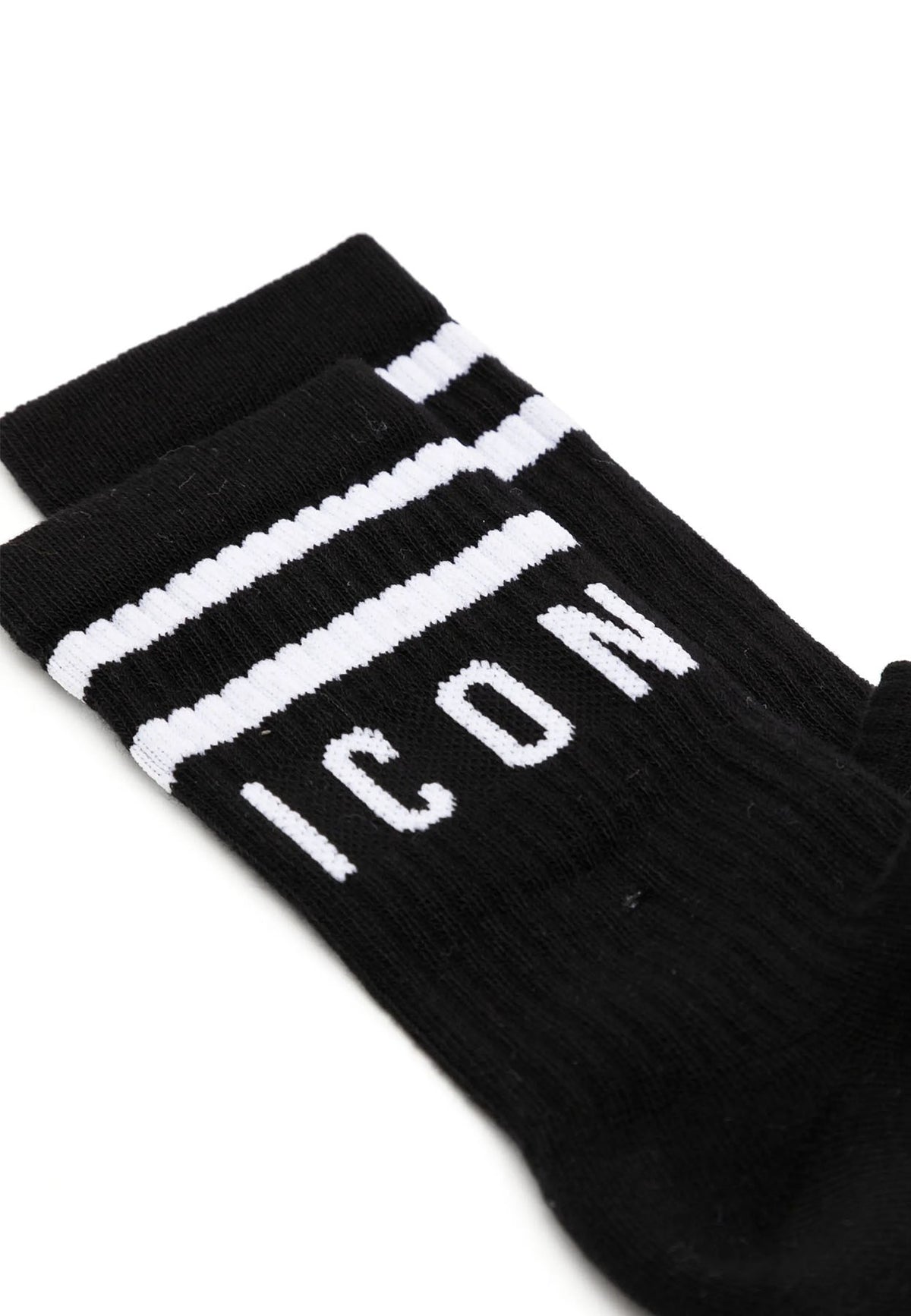 ViaMonte Shop | Dsquared2 calzini neri bambino in cotone
