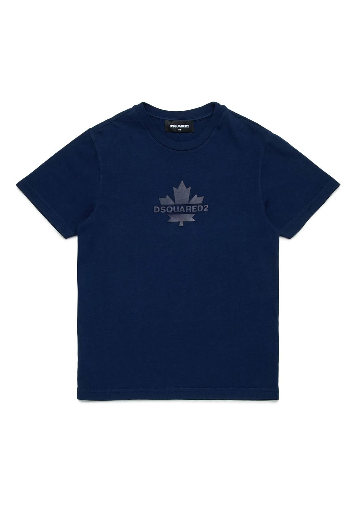 T-shirt bambino Dsquared2 blu in cotone | ViaMonte Shop
