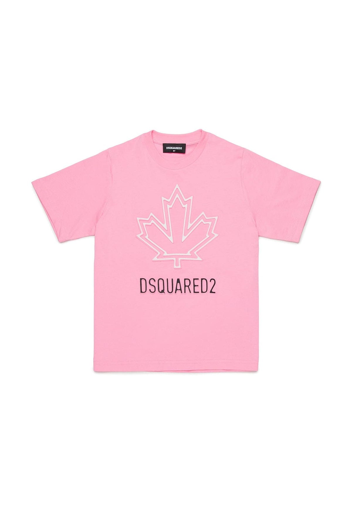 Dsquared2 t-shirt rosa bambino in cotone