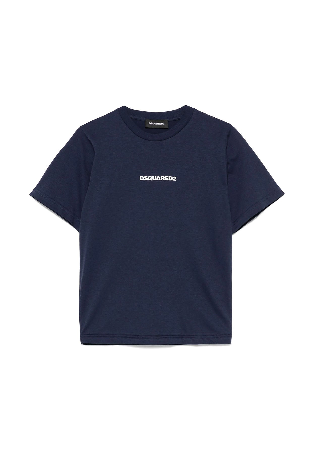 ViaMonte Shop | Dsquared2 t-shirt blu bambino in cotone