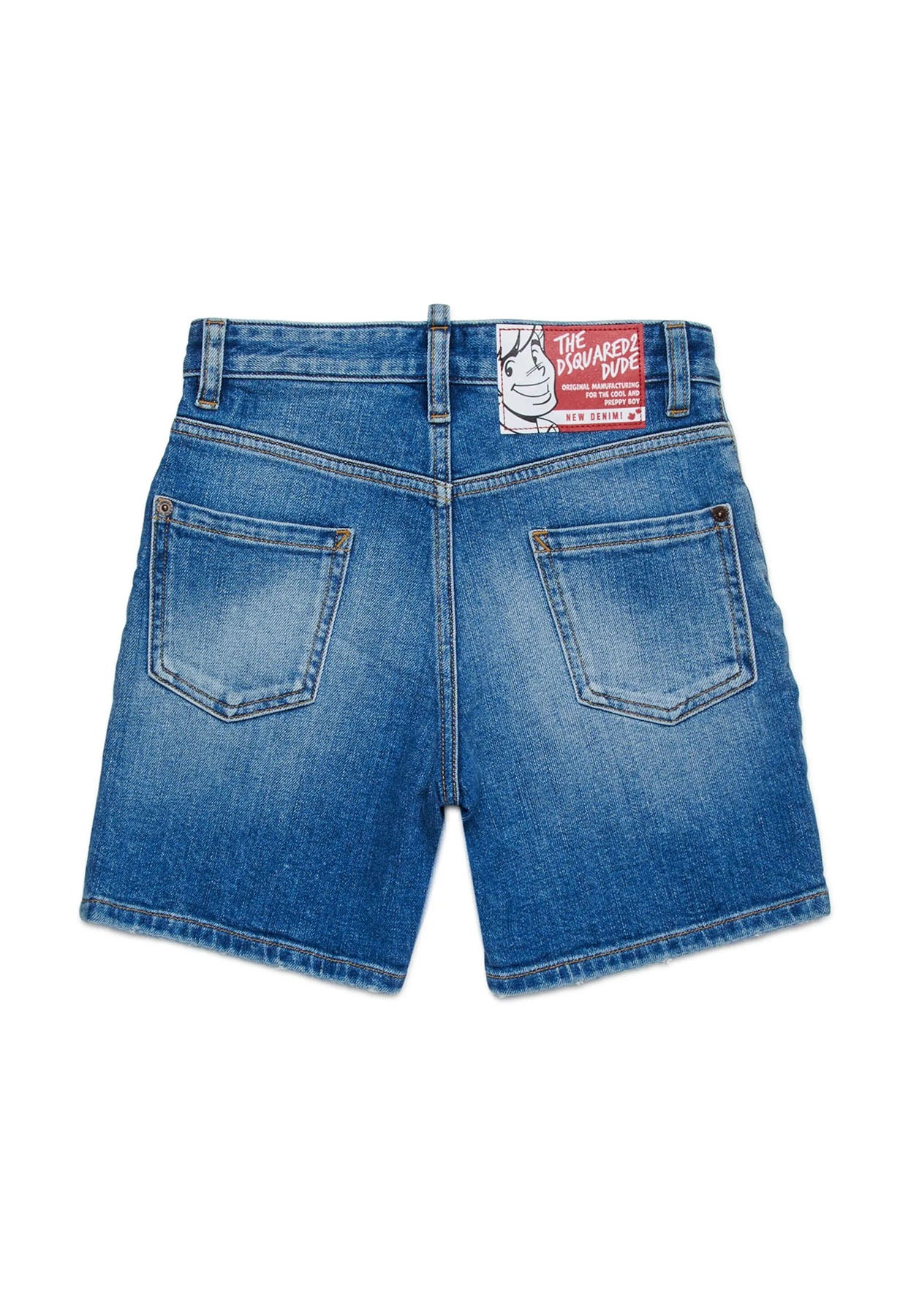 ViaMonte Shop | Dsquared2 bermuda blu bambino in denim