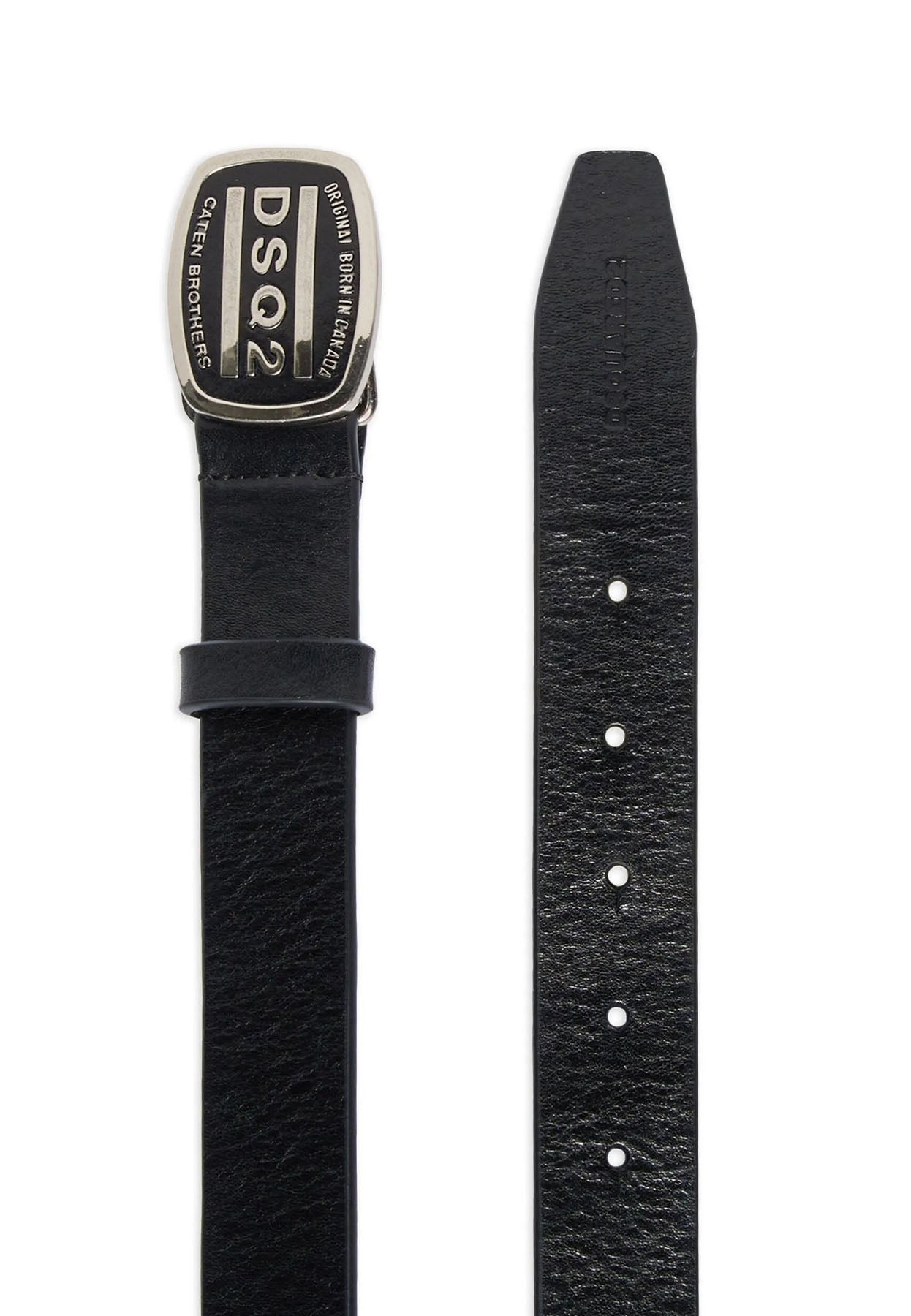 ViaMonte Shop | Dsquared2 cintura nera bambino in pelle