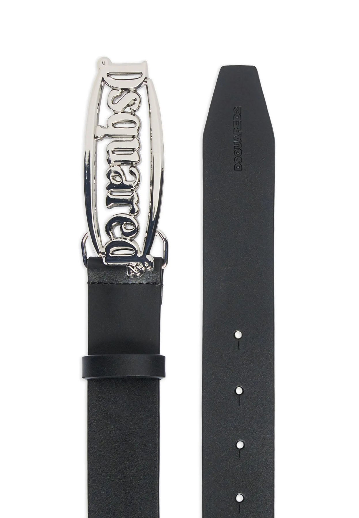 ViaMonte Shop | Dsquared2 cintura nera bambina in pelle