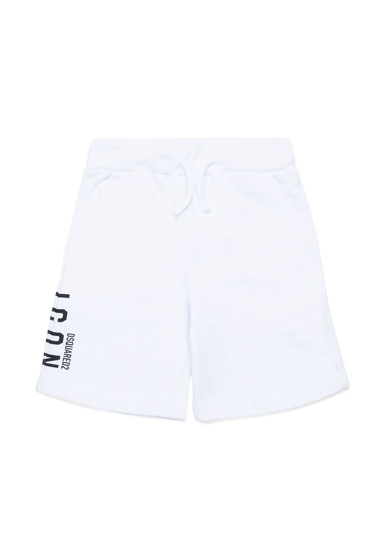 Dsquared2 bermuda bianco bambino in cotone