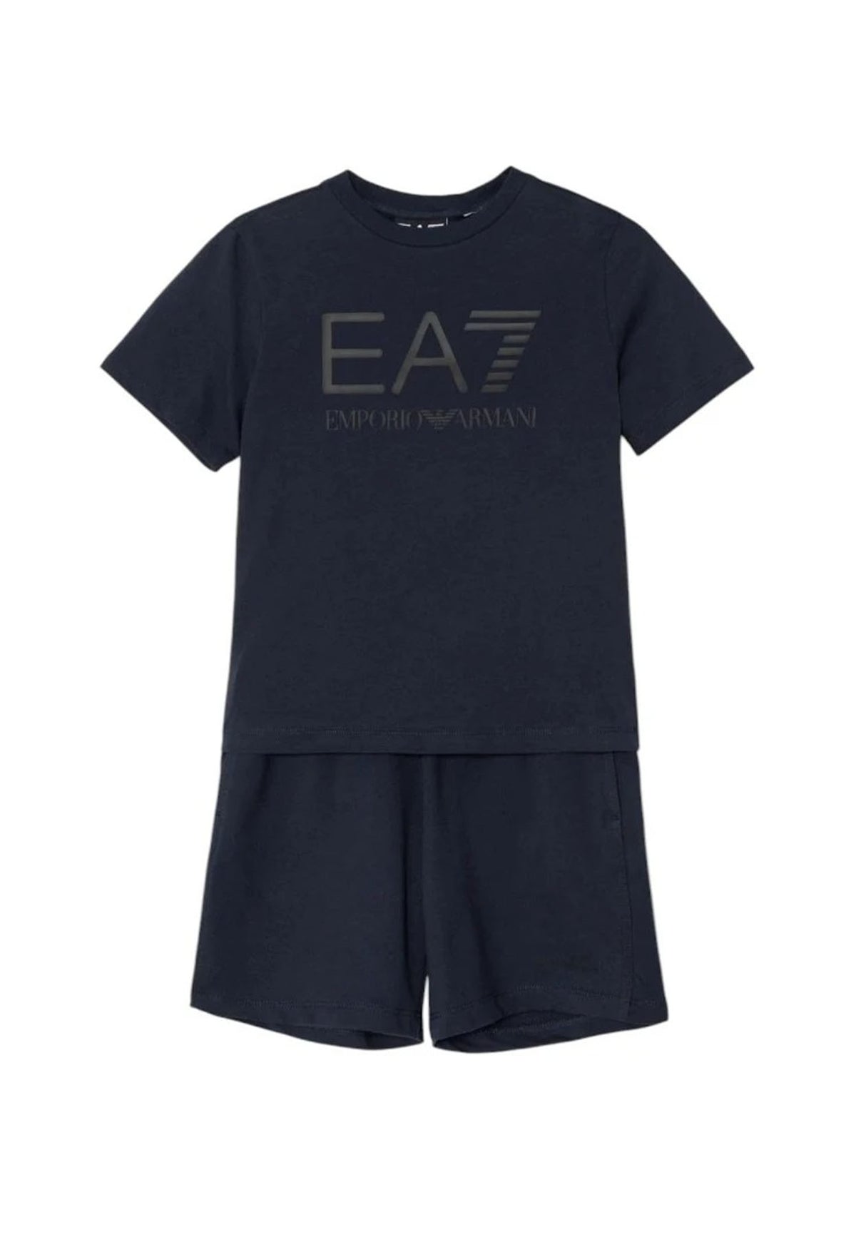 ViaMonte Shop | EA7 Emporio Armani completo blu navy bambino in cotone