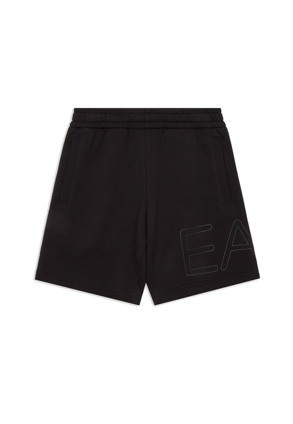 ViaMonte Shop | EA7 Emporio Armani bermuda nero bambino in cotone
