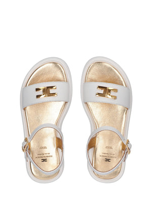 ViaMonte Shop | Elisabetta Franchi La Mia Bambina sandali bianchi bambina