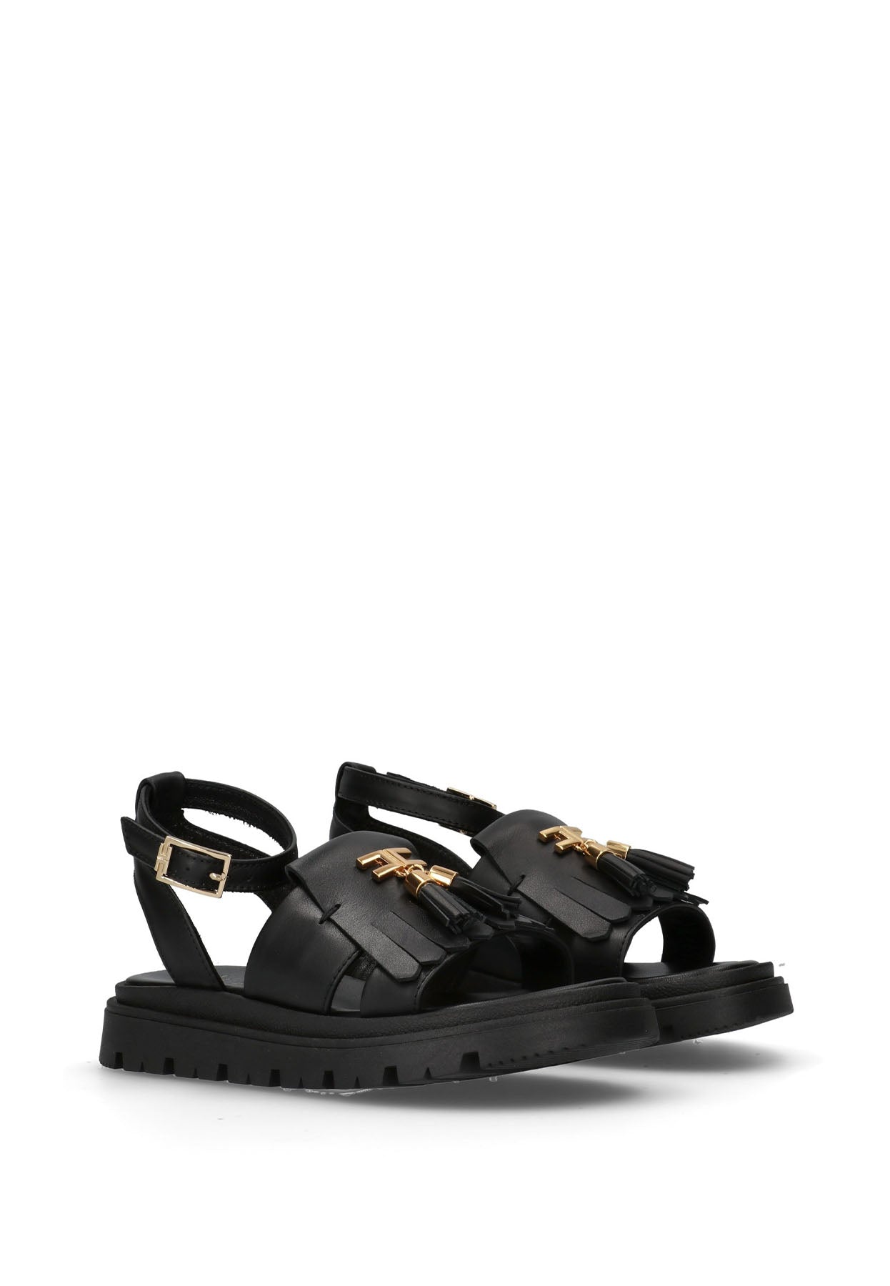 ViaMonte Shop | Elisabetta Franchi La Mia Bambina sandali neri bambina