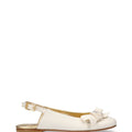 ViaMonte Shop | Elisabetta Franchi ballerine Chanel burro bambina in pelle