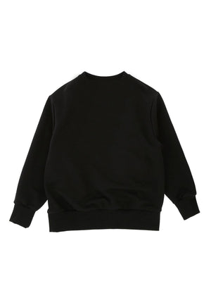 ViaMonte Shop | Elisabetta Franchi La Mia Bambina felpa nera bambina in cotone