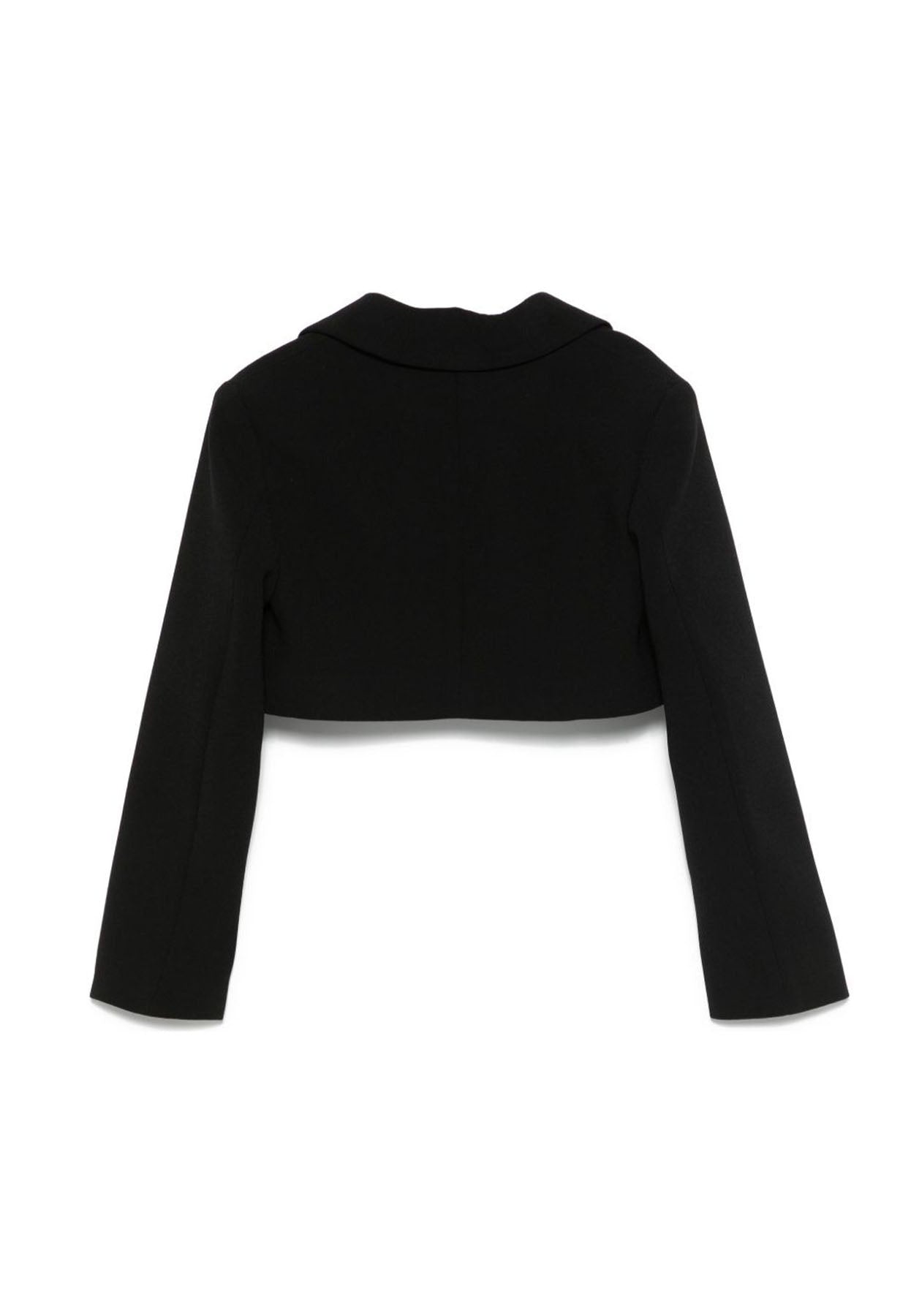 ViaMonte Shop | Elisabetta Franchi La Mia Bambina spencer nero bambina in crêpe